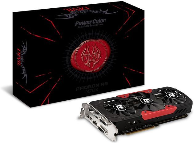 PowerColor DEVIL R9 270X karta graficzna zdjęcie opakowanie