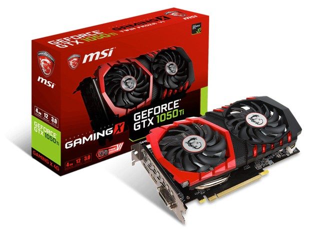 MSI GeForce GTX 1050 Ti Gaming X karta graficzna