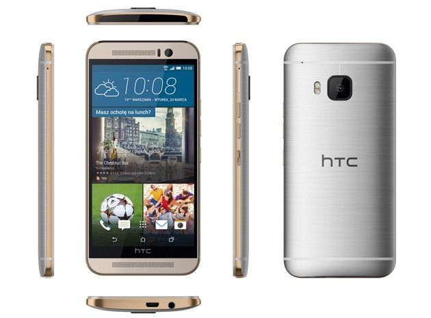 HTC One M9 widok boki przód tył