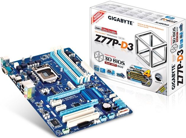 Gigabyte GA-Z77P-D3 płyta główna zdjęcie opakowanie