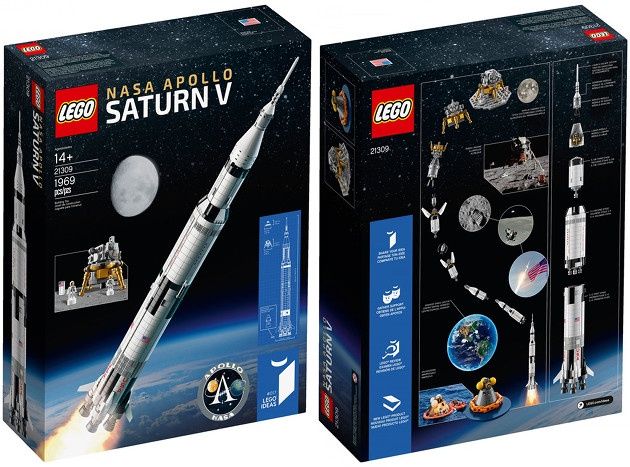 Lego Saturn V pudełko