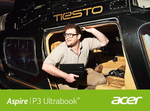 Acer kampania reklamowa DJ Tiesto Vernon
