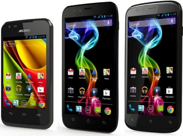 archos smartfony 35 carbon 50 53 platinum wygląd