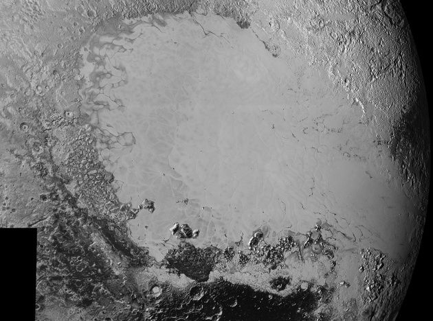 Pluton mozaika wysokiej rozdzielczości Sputnik Planum