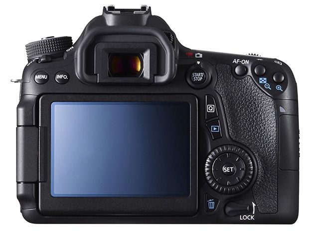 Canon EOS 70D ekran LCD widok