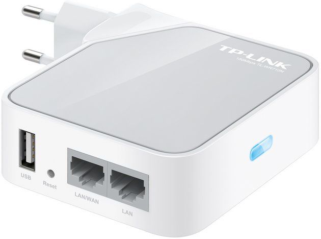 TP-Link TL-WR710N router porty