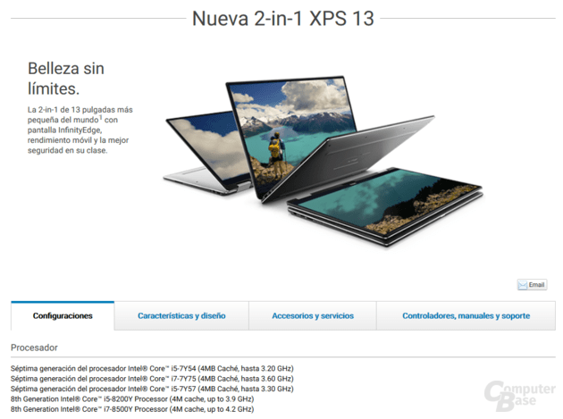 Dell XPS 13 2-in-1 - strona