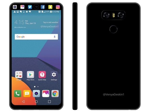 LG V30 render