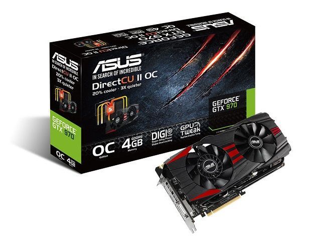 ASUS GeForce GTX 970 DirectCU II Black OC karta graficzna