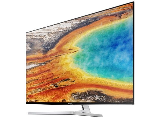 Samsung MU8002 telewizor bok