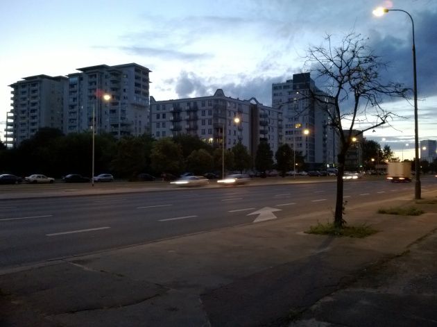 Nokia Lumia 520 zdjęcie o zmroku