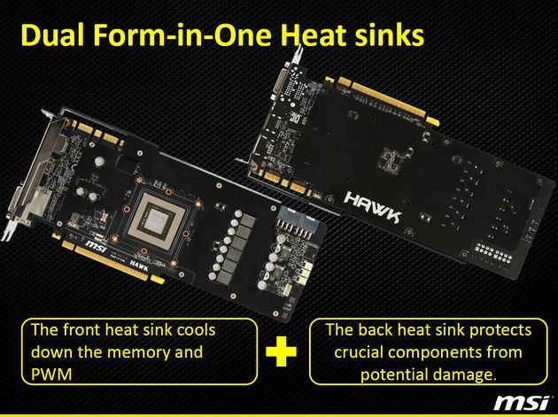 MSI GeForce GTX 760 HAWK karta graficzna Twin Frozr IV Advanced chłodzenie slajd