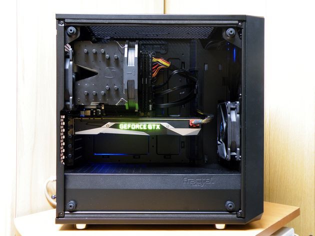 Fractal Design Meshify C Mini TG - montaż komputera