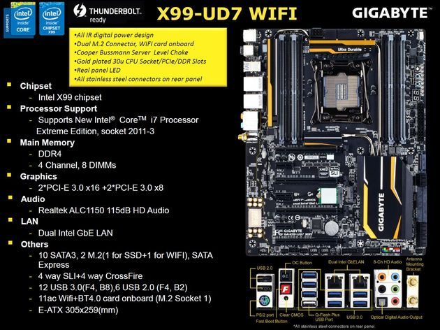 Gigabyte X99-UD7 WIFI płyta główna