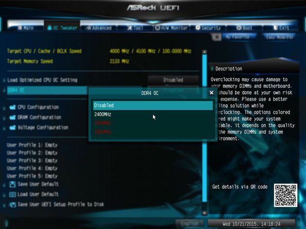 ASRock DDR4 OC - technologia UEFI