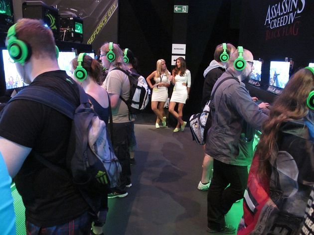 Gamescom 2013 targi stoisko Nvidia zdjęcie