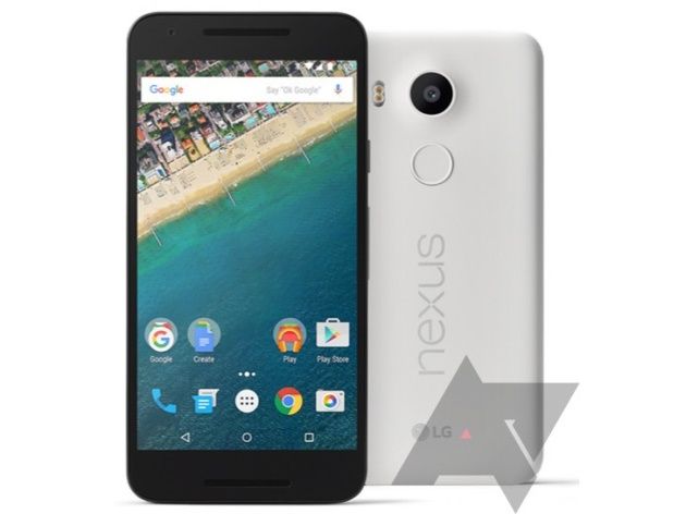 LG Nexus 5X smartfon front