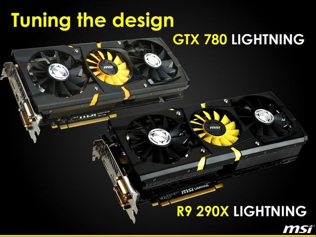 MSI Radeon R9 290X Lightning i GeForce GTX 780 Lightning karta graficzna