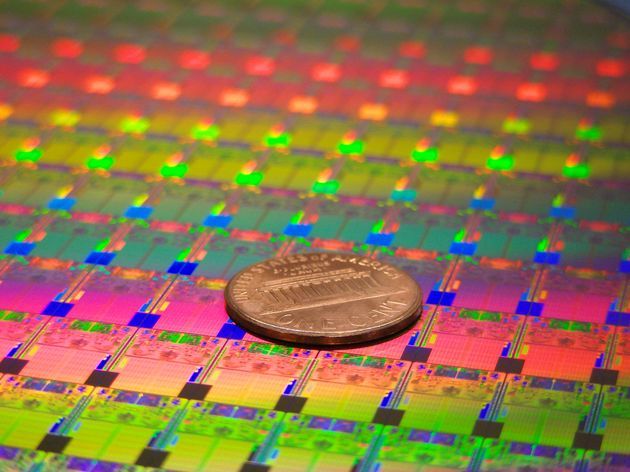 Intel - wafel krzemowy