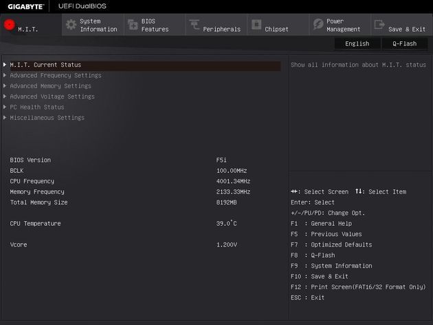 Gigabyte GA-Z170X-Gaming G1 - UEFI BIOS