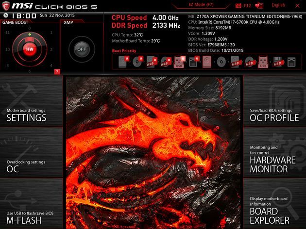 MSI Z170A XPower Gaming Titanium Edition - Click BIOS 5