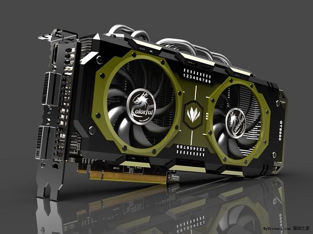 Colorful GeForce GTX 660 Glorious Mission karta graficzna render zdjęcie