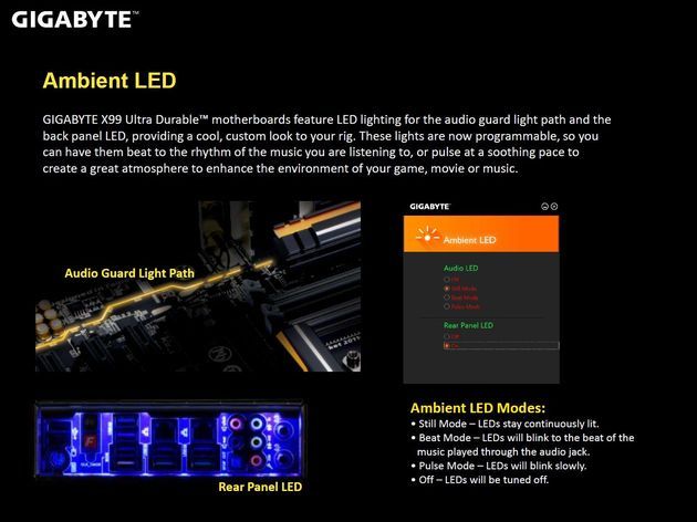 Gigabyte X99 płyty główne - technologie