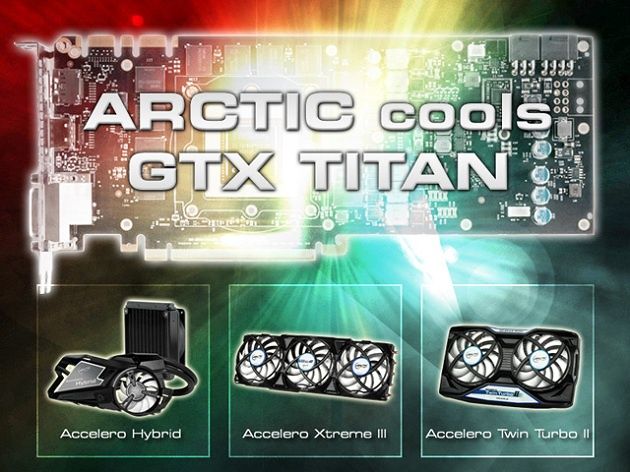 Arctic Accelero Twin Turbo II, Xtreme III, Hybrid chłodzenie karty graficznej GeForce gTX Titan kompatybilność grafika