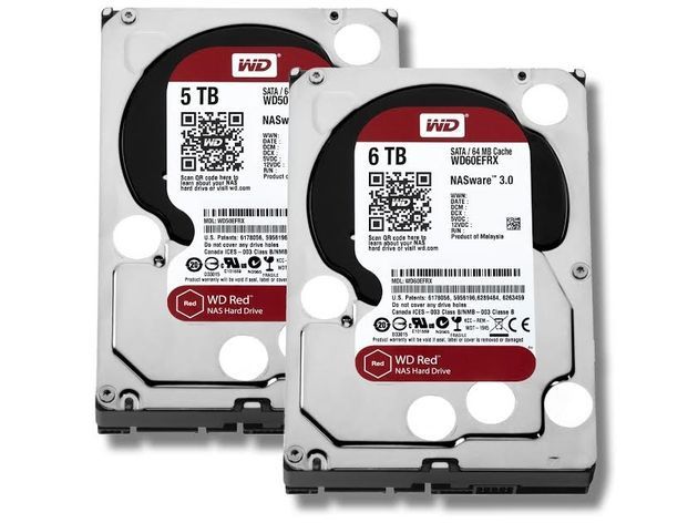 WD Red dysk twardy 5 i 6 TB