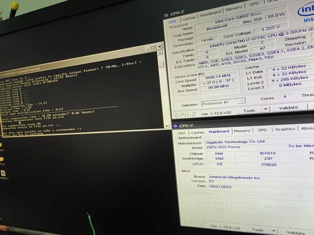 Intel Core i7-5775C - wydajność PiFast