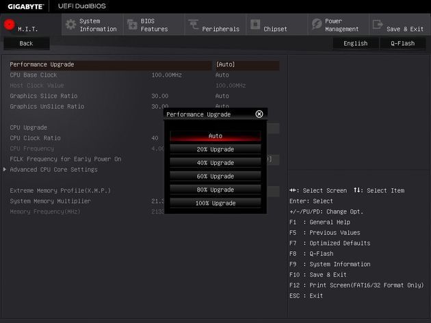 Gigabyte GA-Z170X-Gaming G1 - UEFI BIOS CPU Upgrade