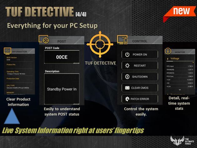 ASUS TUF Sabertooth X99 - TUF Detective