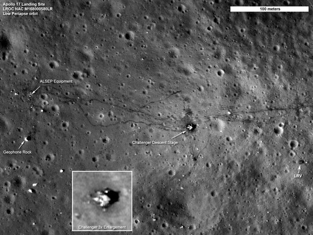 Apollo 17 ślady