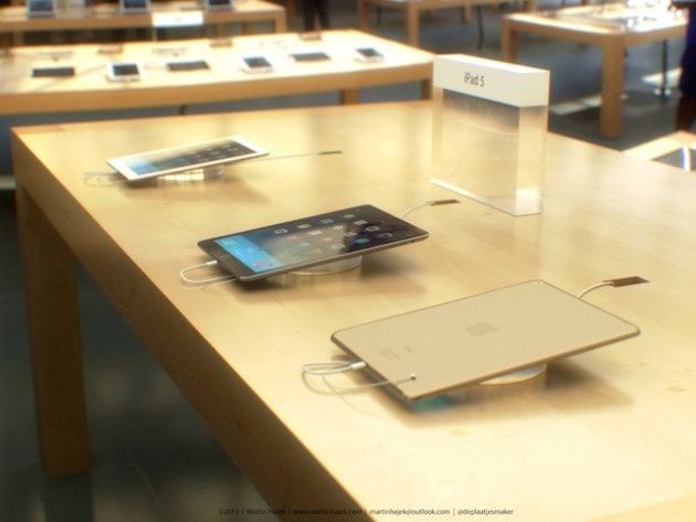 Apple iPad 5 tablet render