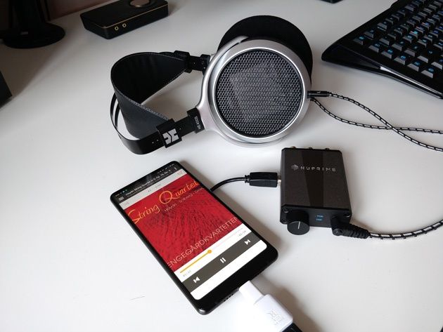 NuPrime uDSD - wzmacniacz słuchawkowy ze smartfonem