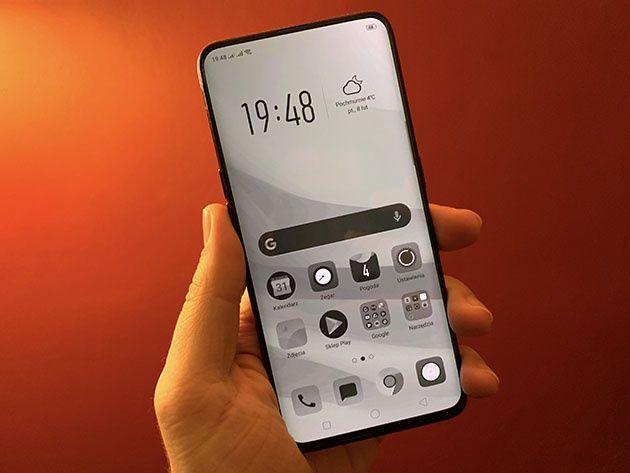 Oppo Find X - tryb nocny