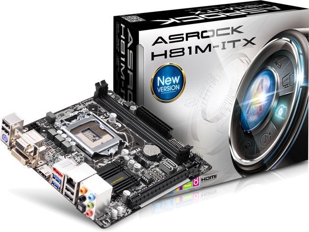 ASROck H81M-ITX płyta główna zdjęcie opakowanie