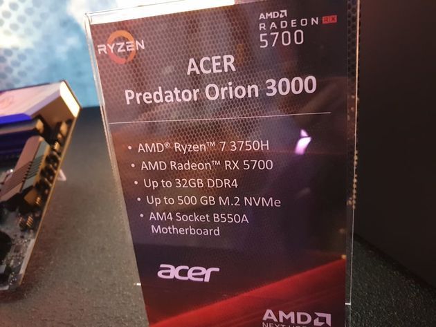 Acer Predator Orion 3000 - płyta główna AMD B550