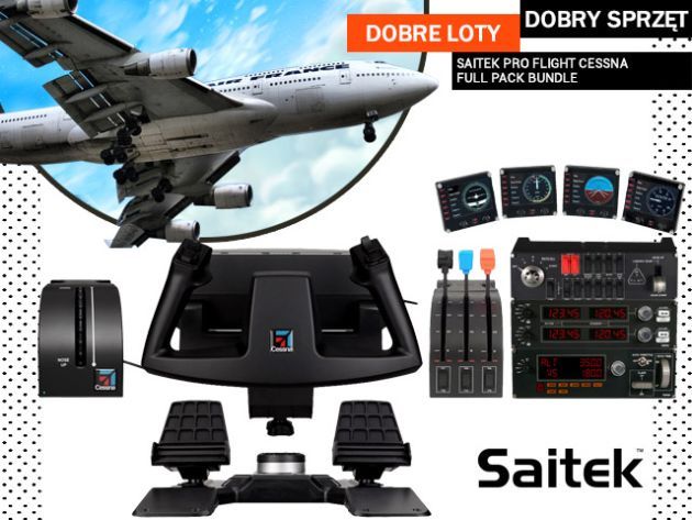 Saitek Pro Flight Full Pack: cały zestaw
