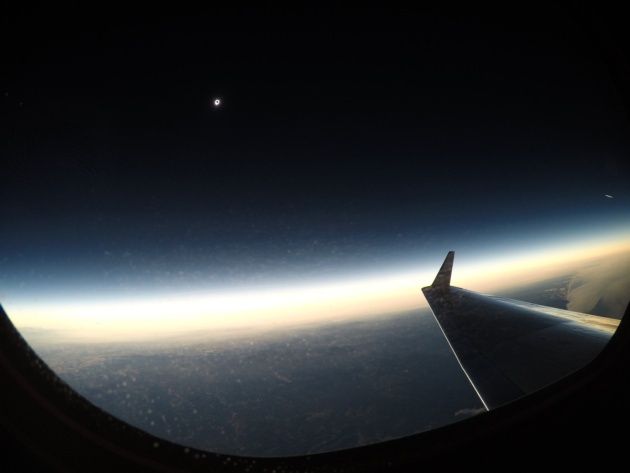 NASA zaćmienie samolot