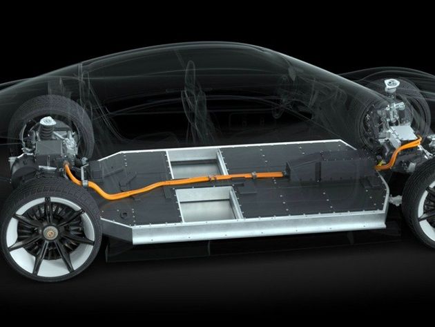 Porsche Mission E akumulator