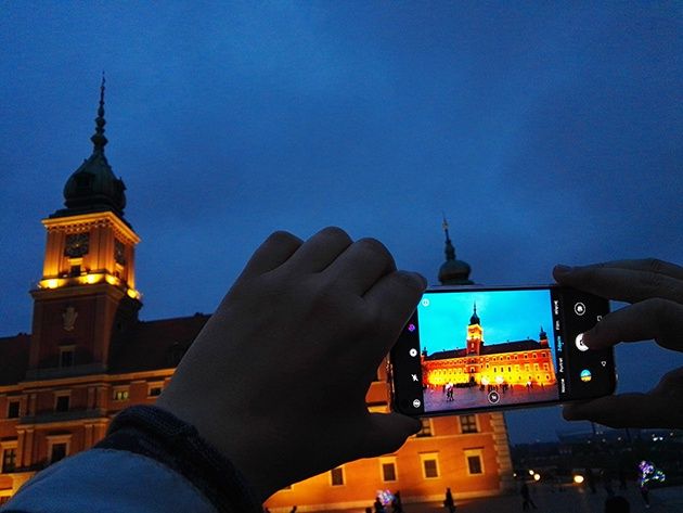 Honor View 20 - zdjęcia nocne fotografowanie z ręki