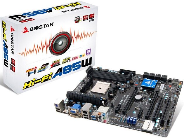 Biostar Hi-Fi A85W płyta główna zdjęcie opakowanie