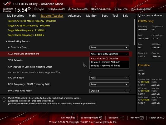 ASUS ROG Maximus XI Hero (Wi-Fi) - UEFI cześć 4