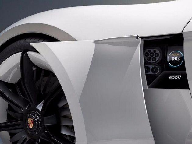 Porsche Mission E gniazdko