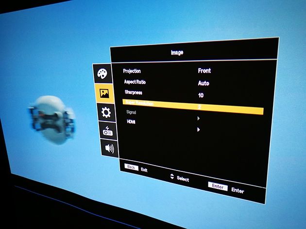 Acer H7850 superresolution