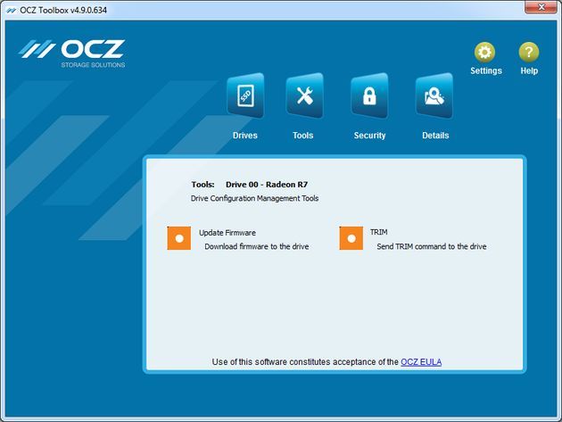 OCZ Toolbox