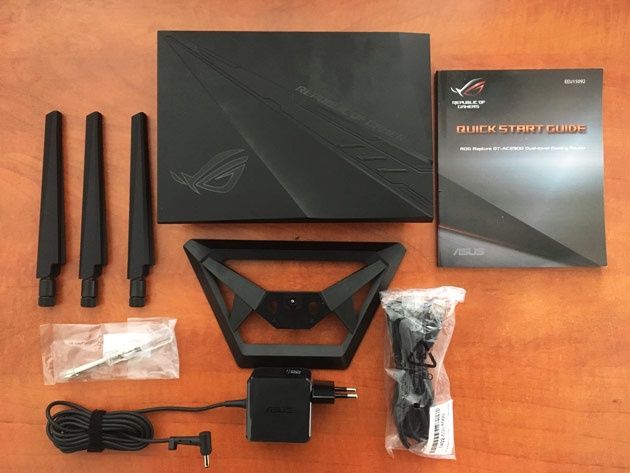ASUS ROG GT-AC2900  zawartość opakowania