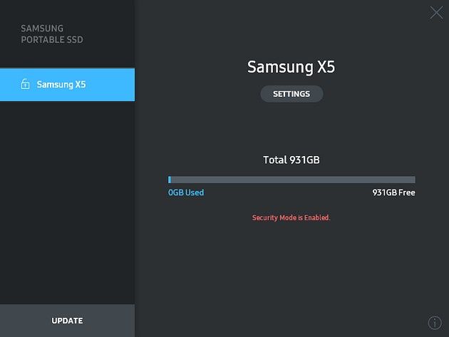oprogramowanie Samsung Portable SSD