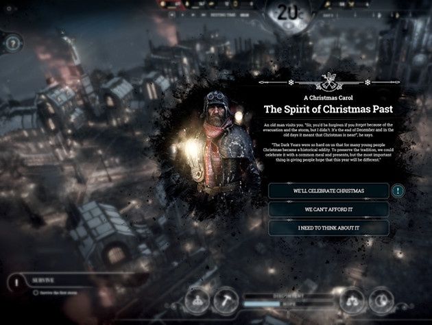 Frostpunk święta screen